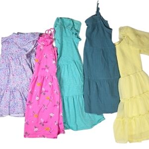 Bundle of 4 Girls’ Dresses And 1 Blouse Size 10/12 – Play/Everyday Wear